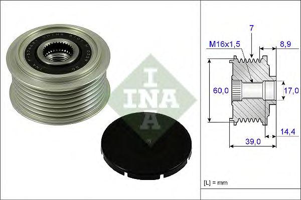 Шкив генератора INA, 535024510