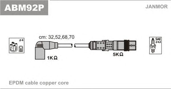 Комплект проводов JANMOR, ABM92P