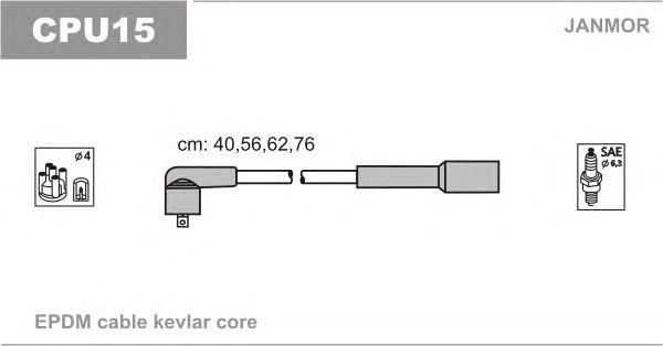 Комплект проводов JANMOR, CPU15