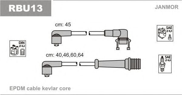 Комплект проводов JANMOR, RBU13
