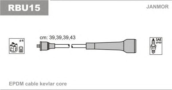 Комплект проводов JANMOR, RBU15