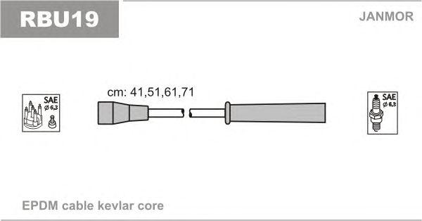 Комплект проводов JANMOR, RBU19