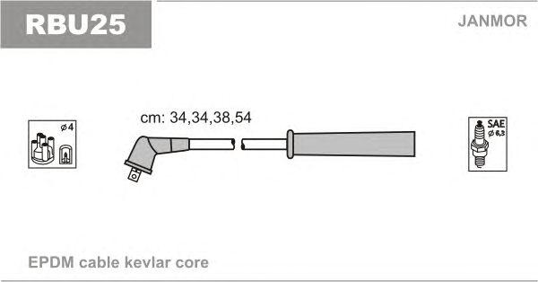 Комплект проводов JANMOR, RBU25