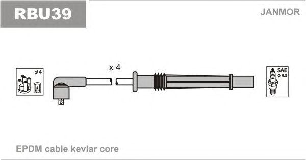 Комплект проводов JANMOR, RBU39