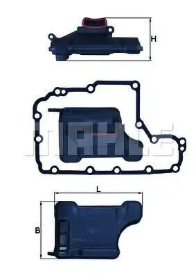 (LYNXAUTO) ФИЛЬТР АКПП KNECHTMAHLE, HX157D