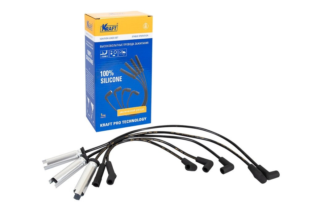 Провода зажигания вв Daewoo Nexia (95-97) 1.5 KRAFT, KT042406