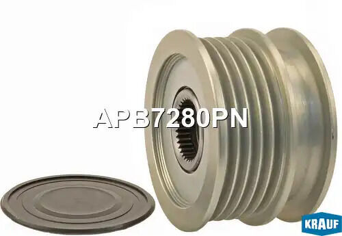 Шкив обгонный генератора KRAUF, APB7280PN