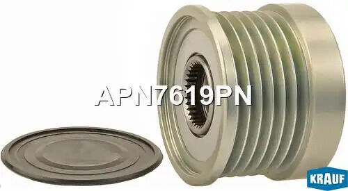 Шкив обгонный генератора KRAUF, APN7619PN