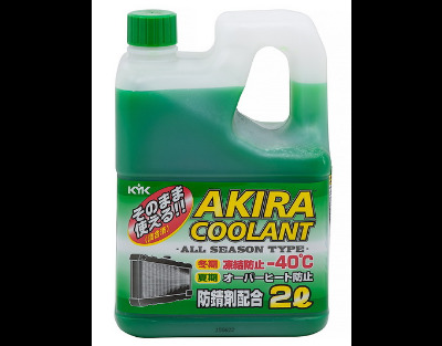 Антифриз всесезонный 2л.KYK AKIRA COOLANT -40 зеленый KYK, 52036