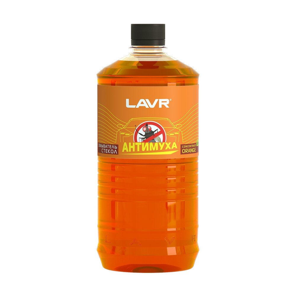 Омыватель стекол Антимуха Orange Концентрат, 1 л LAVR, LN1217
