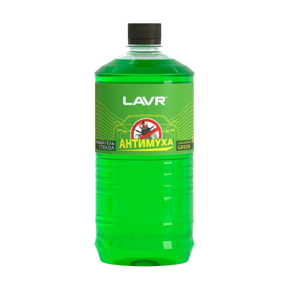 Омыватель стекол Антимуха Green Концентрат, 1 л LAVR, LN1222