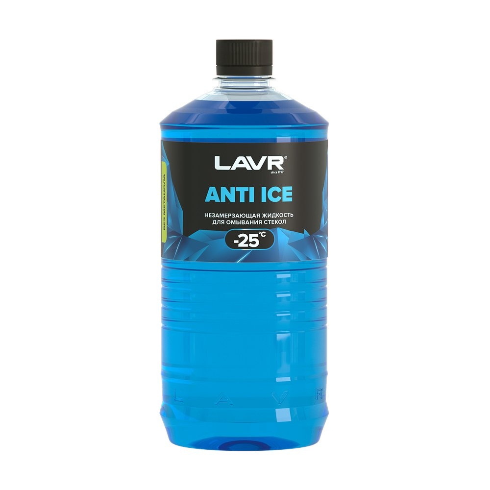 Незамерзающий омыватель стекол Anti Ice -25°С, 1 л LAVR, LN1310