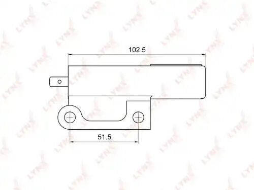 Натяжитель гидравлический  ГРМ MITSUBISHI Pajero II 3.0-3.5 94-00  Pajero Sport I 3.0 98> LINX, PT1013