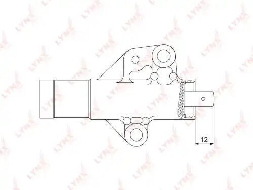 Натяжитель гидравлический  ГРМ MITSUBISHI Lancer(CS) 2.0 03>  AirtrackOutlander 2.02.4 03>  Grandis 2.4 04> LINX, PT1037
