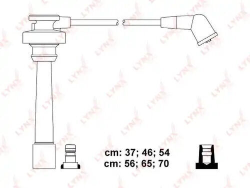 Провода высоковольтные MITSUBISHI Pajero 3.0-3.5 94-00  Pajero Sport  Montero 3.0-3.5 98> LINX, SPC5529