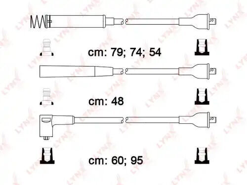 Провода высоковольтные OPEL Vectra A(C20NE) LINX, SPE5909