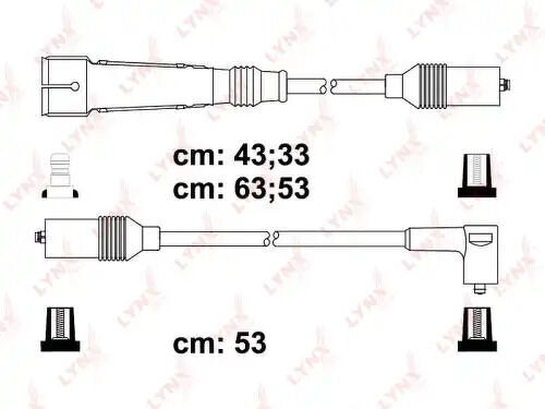 Провода высоковольтные AUDI 80 1,6 84-91, VW Golf II 1,3-1,8 84-92 LINX, SPE8022