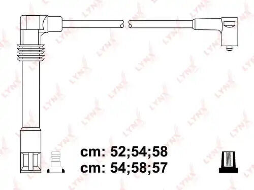 Провода высоковольтные AUDI A4A6A8, VW Passat LINX, SPE8035