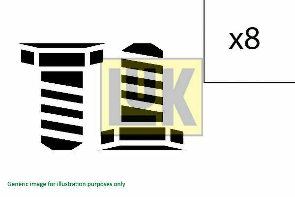 Комплект болтов маховика LUK, 411013311