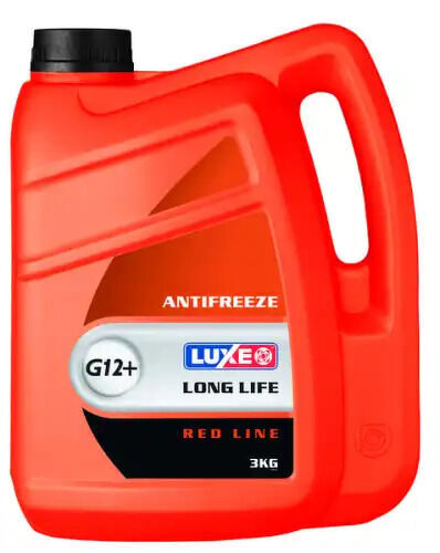 Антифриз -40 LONG LIFE G12+ КРАСНЫЙ 3КГ (6ШТ) LUXE, 641