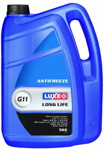 Антифриз -40 LONG LIFE G11 СИНИЙ 5КГ (4ШТ) LUXE, 664