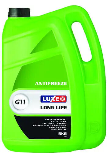 Антифриз LUXE GREEN LINE (ЗЕЛЕНЫЙ) G11 (5КГ)4 LUXE, 666
