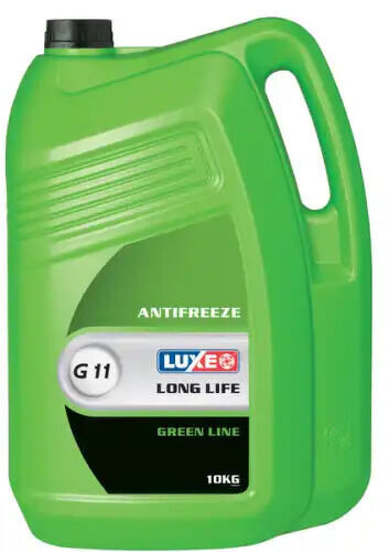 Антифриз -40 LONG LIFE G11 ЗЕЛЕНЫЙ 10КГ (2ШТ) LUXE, 672