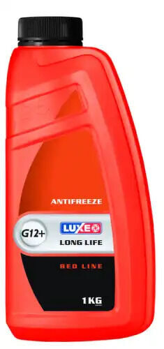 Антифриз -40 LONG LIFE G12+ КРАСНЫЙ 1КГ (12ШТ) LUXE, 674