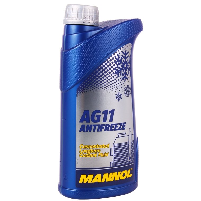 Антифриз AG11 -40 BLUE ПРОЗРАЧНАЯ КАН.1 Л (1.08КГ) MANNOL, 51554