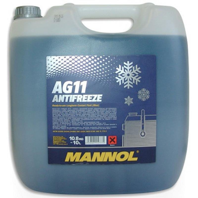 Антифриз AG11 -40 BLUE 10Л МАСЛО MANNOL, 98837
