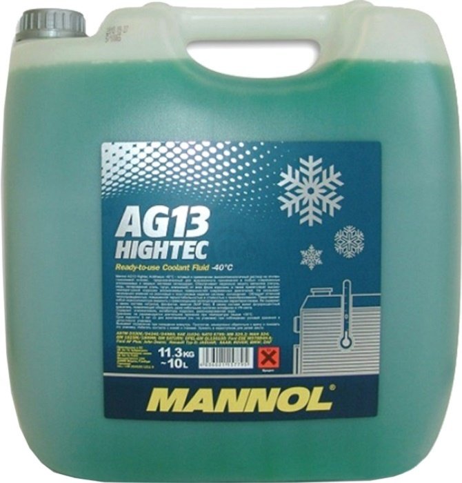 Антифриз AG13 -40 ЗЕЛЕНЫЙ 10 Л . MANNOL, 98838