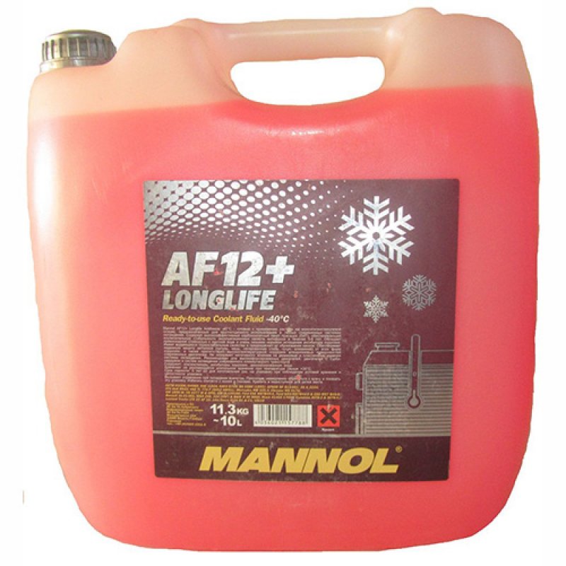 Антифриз AF 12-40 red 10л. MANNOL, 98844
