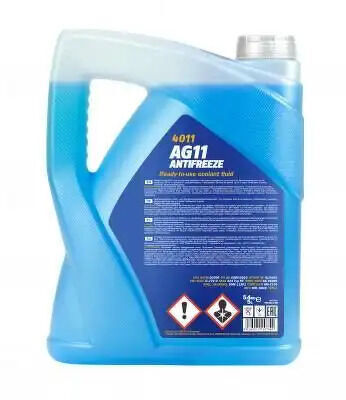 Антифриз MANNOL AG11 Longterm синий 5л арт.MN4011-5 MANNOL, MN40115