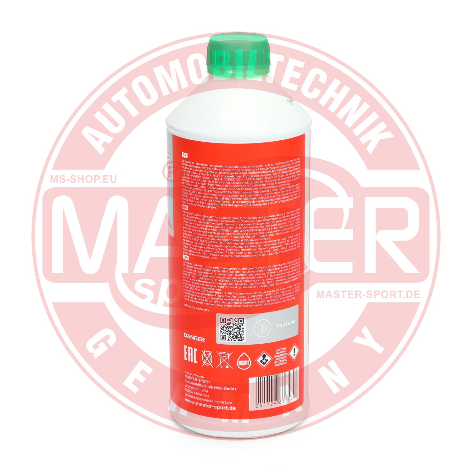 Антифриз Original Vaico Quality MASTER-SPORT, 91300G112