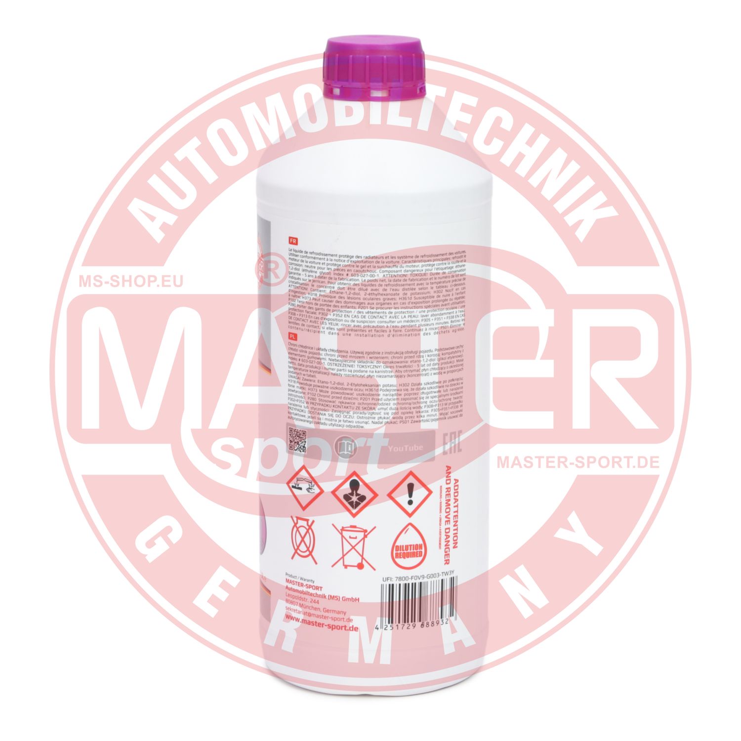 Антифриз MASTER-SPORT, 91301G132