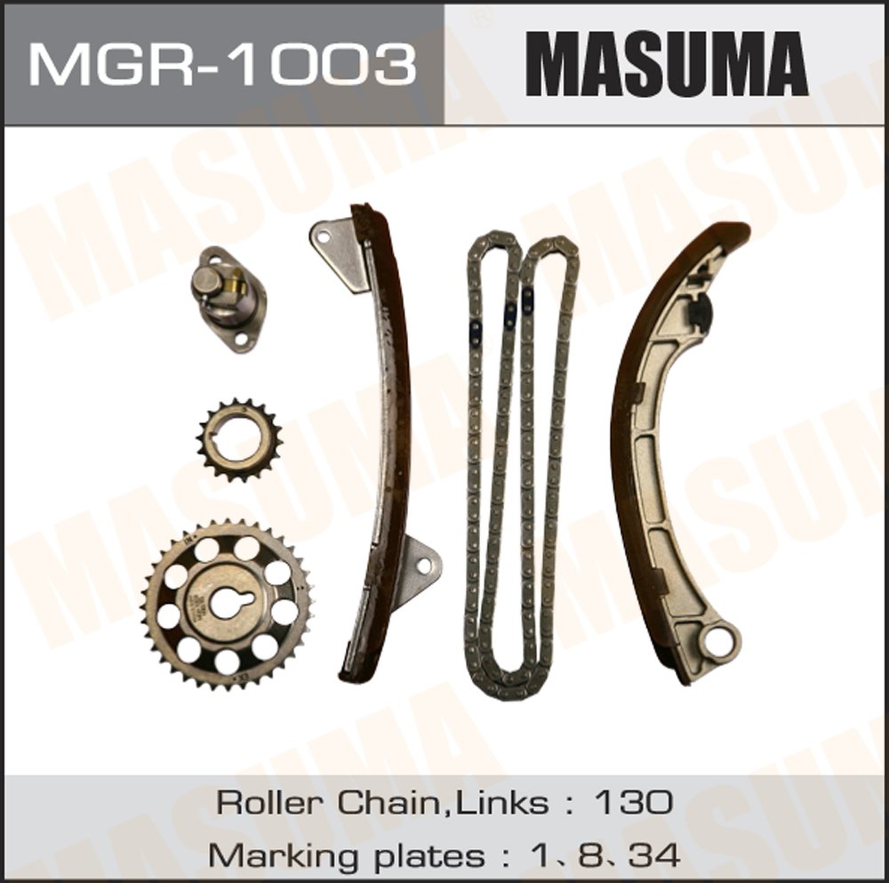 Комплект цепи ГРМ 1ZZ-FE, 3ZZ-FE, 4ZZ-FE MASUMA, MGR1003