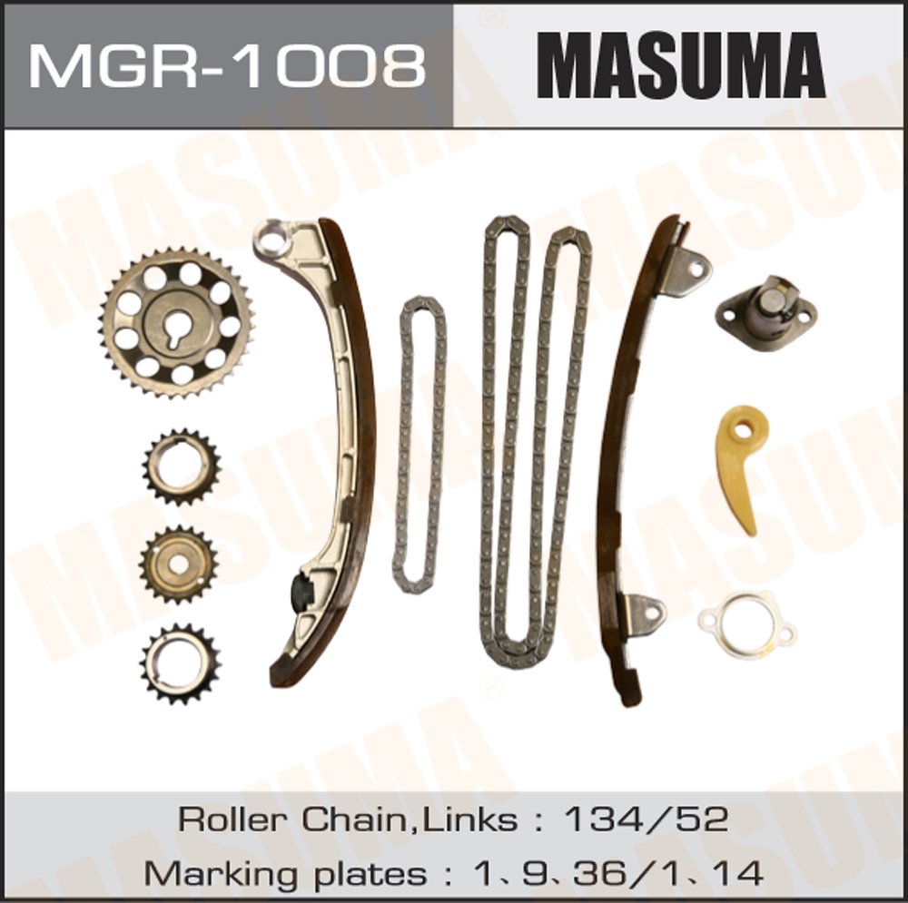 Комплект цепи ГРМ 1AZ-FE, 1AZ-FSE, 2AZ-FE MASUMA, MGR1008