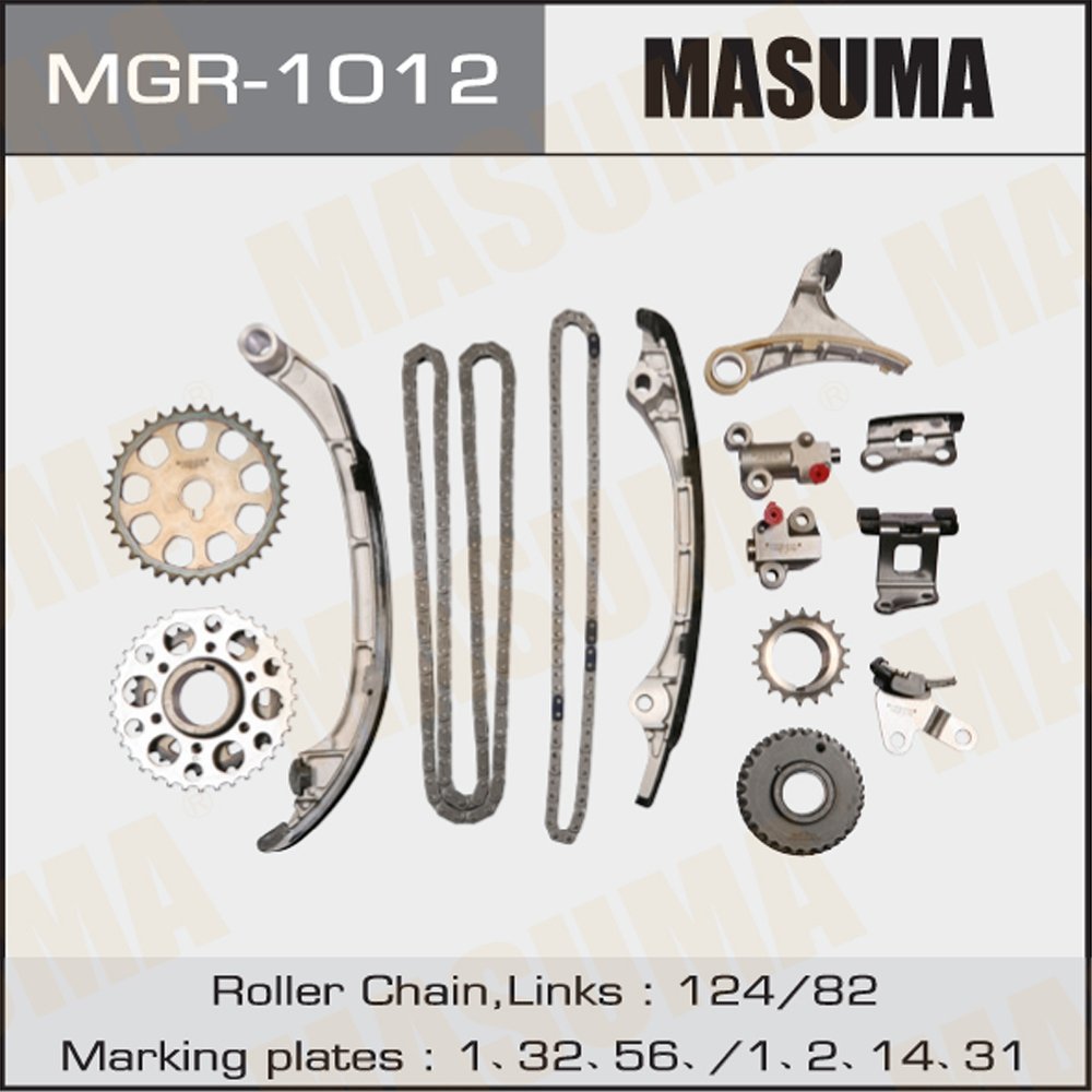 Комплект цепи ГРМ 2TR-FE MASUMA, MGR1012