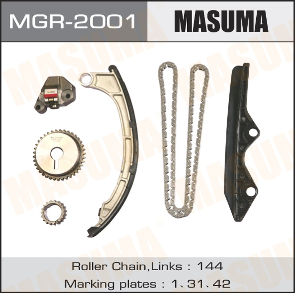 Комплект цепи ГРМ CG10DE, CG12DE, CGA3DE, CR12DE, CR14DE MASUMA, MGR2001