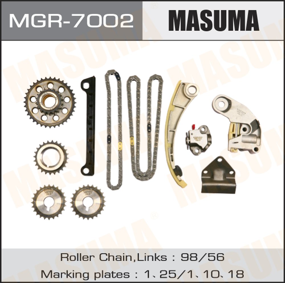 Комплект цепи ГРМ J18A, J20A MASUMA, MGR7002