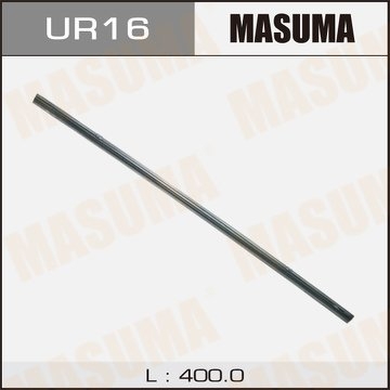 Лента щетки для каркасного стеклоочистителя (6 мм) MASUMA, UR16