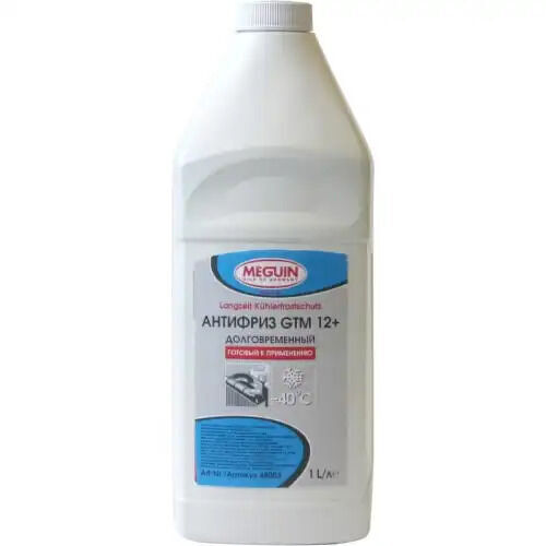 Meguin Долговрем.антифриз meguin Langzeit Kuhlerfrostschutz GTM 12+ (1л) MEGUIN, 48003