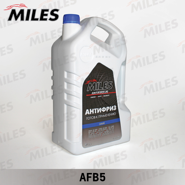 Антифриз готовый G11 (синий) 5кг. MILES, AFB5