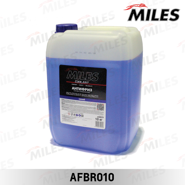 Жидкость охлаждающая 10л., синяя MILES, AFBR010