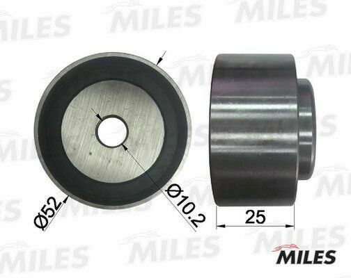 Ролик направляющий  ГРМ MILES, AG02008