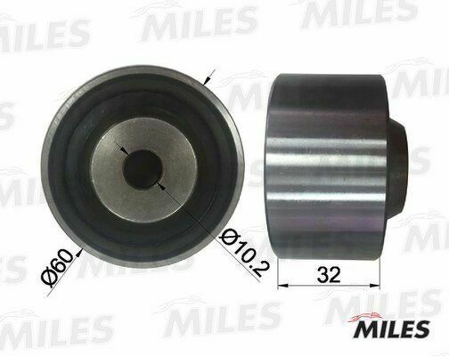 Ролик направляющий  ГРМ MILES, AG02013