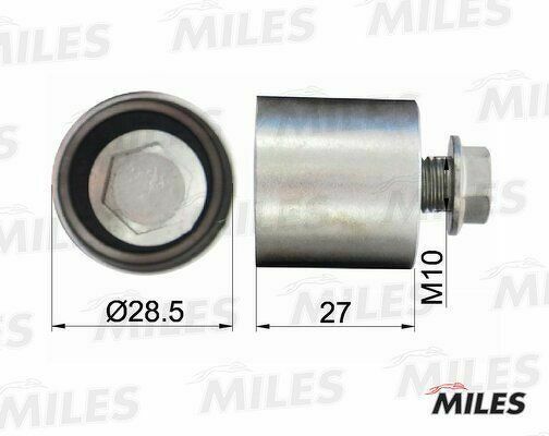 Ролик направляющий  ГРМ MILES, AG02034