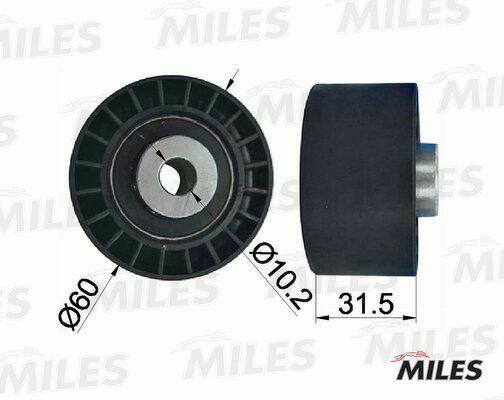 Ролик направляющий  ГРМ MILES, AG02079