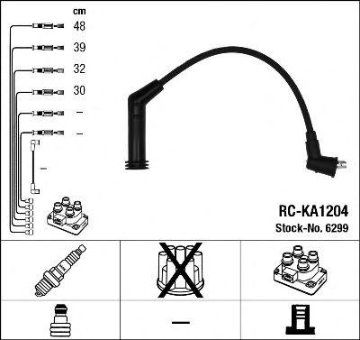 Провода высоковольтные NGK, 6299