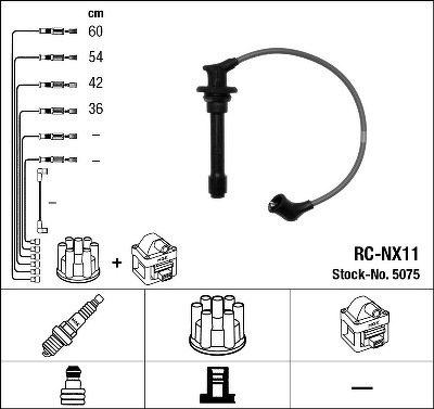 Комплект проводов NGK, RCNX11